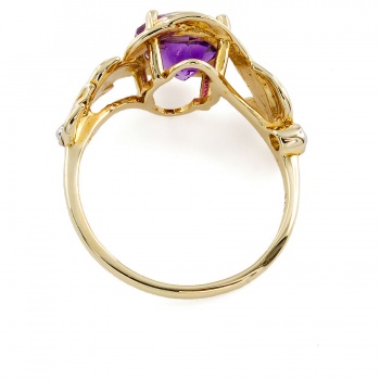 9ct gold Amethyst Ring size N